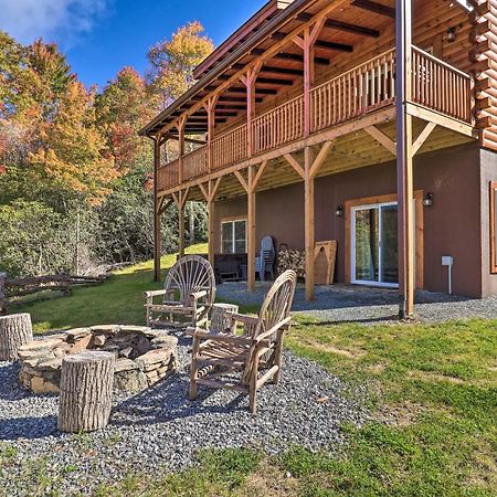 Hilltop Cabin On 5 Acres With Hot Tub And Waterfall! Bryson City Extérieur photo