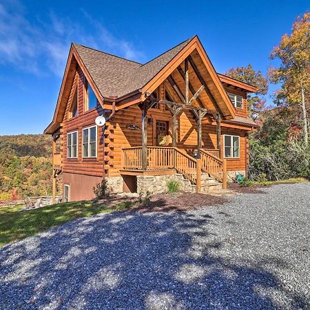 Hilltop Cabin On 5 Acres With Hot Tub And Waterfall! Bryson City Extérieur photo